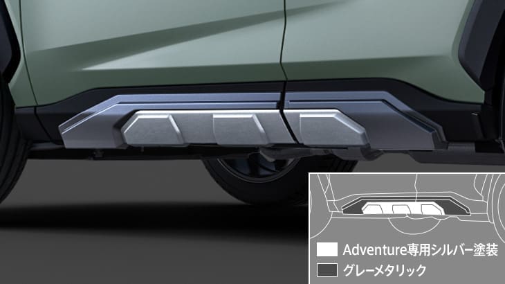JAOS Modellista Side Protector for Toyota RAV4 MSD44-42003