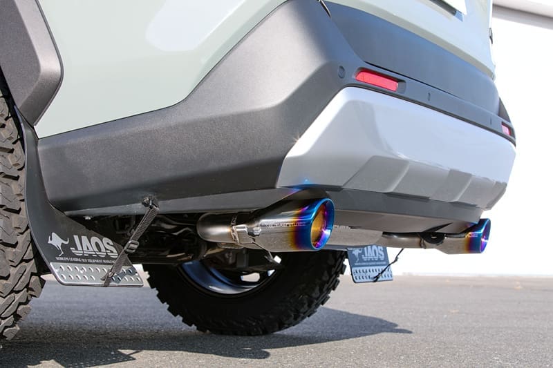 BATTLEZ Muffler ZS-W TC Titanium Color Tail for Gasoline RAV4 50