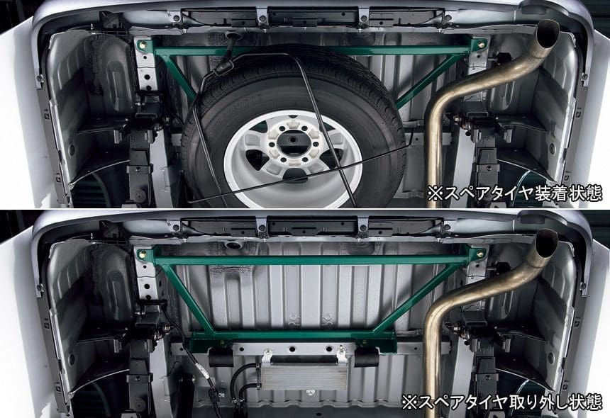 Modellista Rear Brace Set for Toyota Hiace