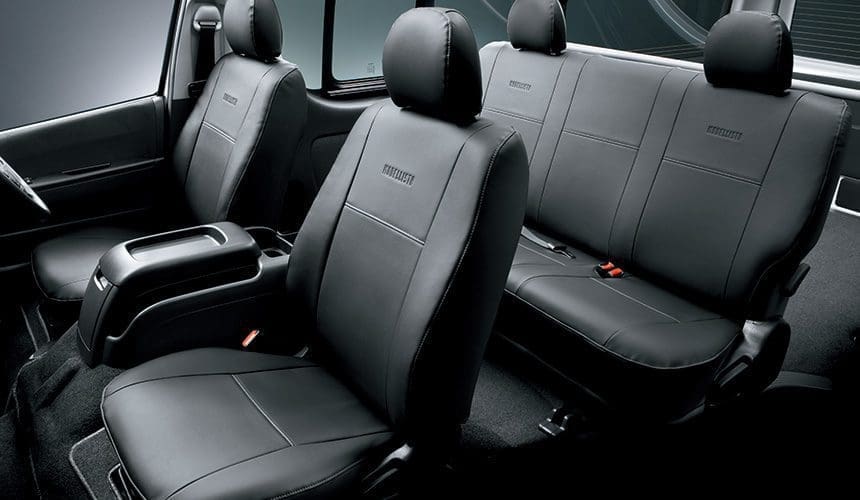 Modellista Front/Rear Genuine Leather Seat Covers for Toyota Hiace