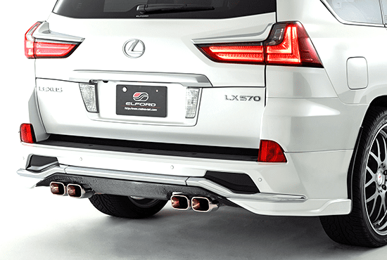 CARBON PANEL KIT & SQUARE DUAL MUFFLER FOR LEXUS LX570