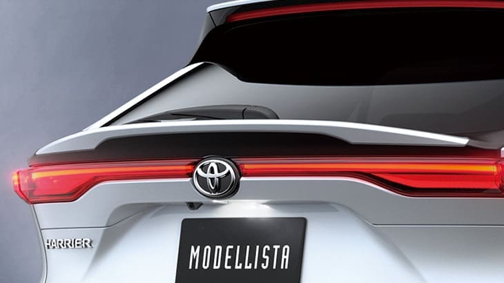 Modellista Back Door Spoiler for Toyota HARRIER 80 Series MXUA80