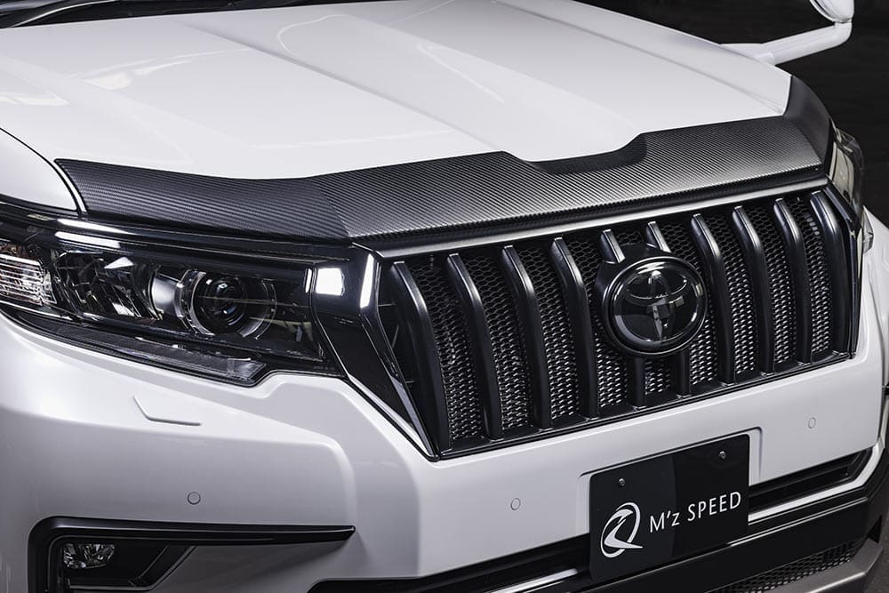M'z SPEED Crossline Bonnet Protector ABS for Toyota Landcruiser Prado