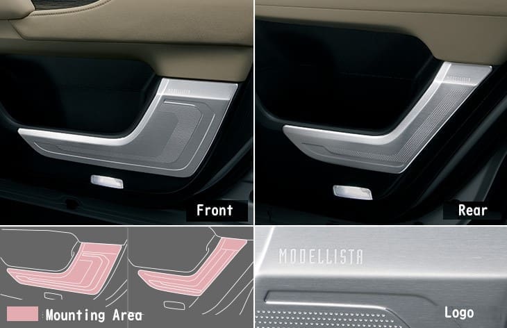 Modellista Metal garnish kit for Landcruiser 300