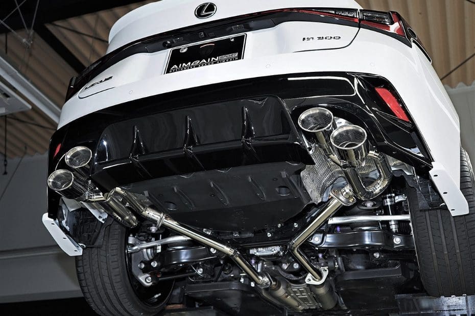 AIMGAIN Curl Oval LOOP Muffler for LEXUS IS 300 F-SPORT