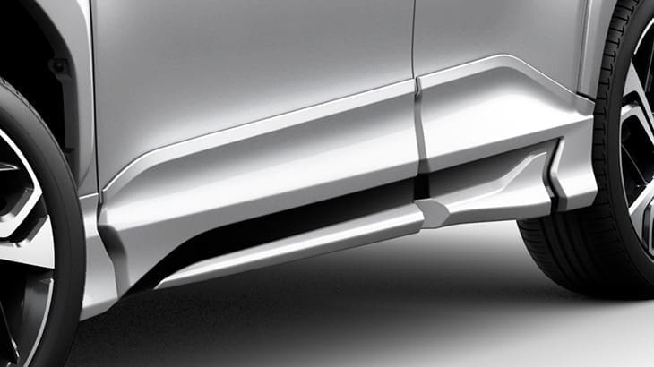Modellista Elegant Ice Side Skirt for Toyota Yaris Cross