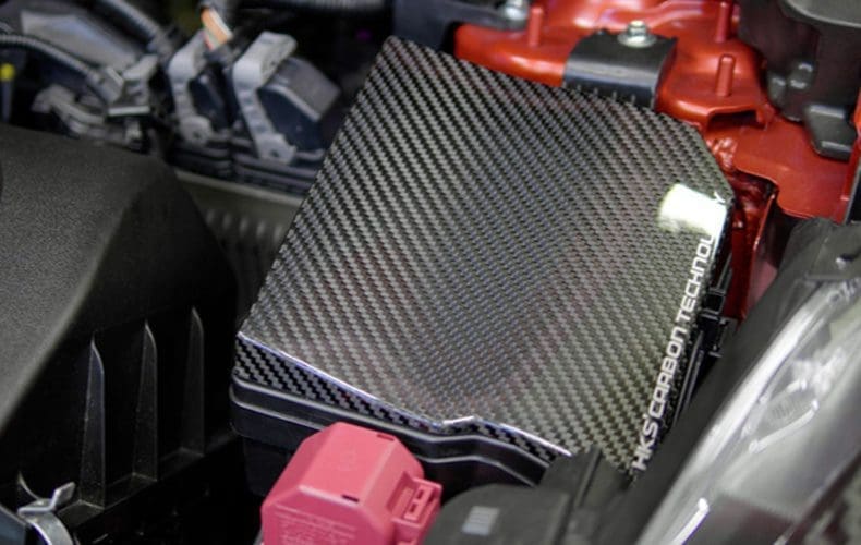 HKS DRY CARBON FUSE BOX COVER FOR GR YARIS GEN1/GEN2 70026-AT007