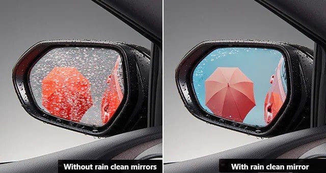 Toyota Genuine Rain Clearing Blue Mirror for Toyota Yaris 2019~