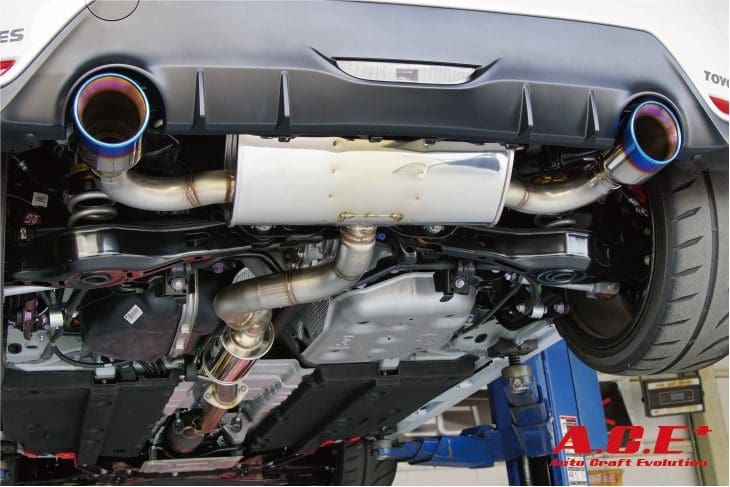 ACE GT Sports Muffler Ti GR Yaris