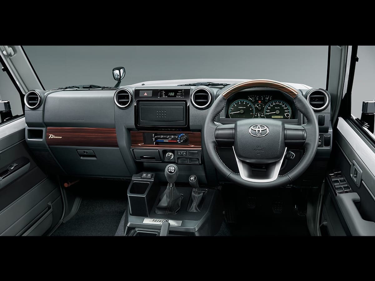 TOYOTA GENUINE LAND CRUISER 70TH ANNIVERSARY INTERIOR PANEL SET