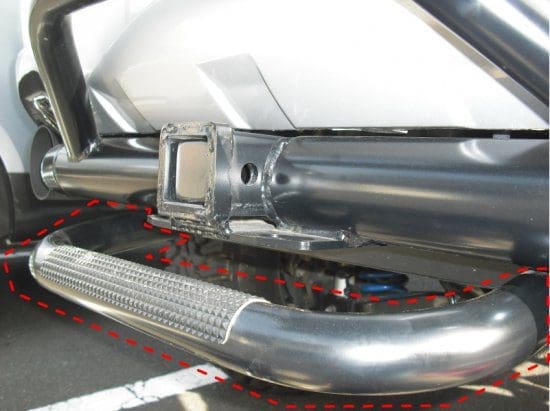 KADDIS Hitch Step Black for Prado 150