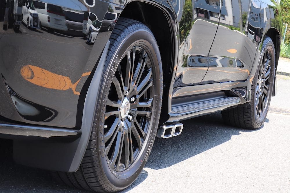 EXHAUTECH Square Tips Muffler for Lexus LX570