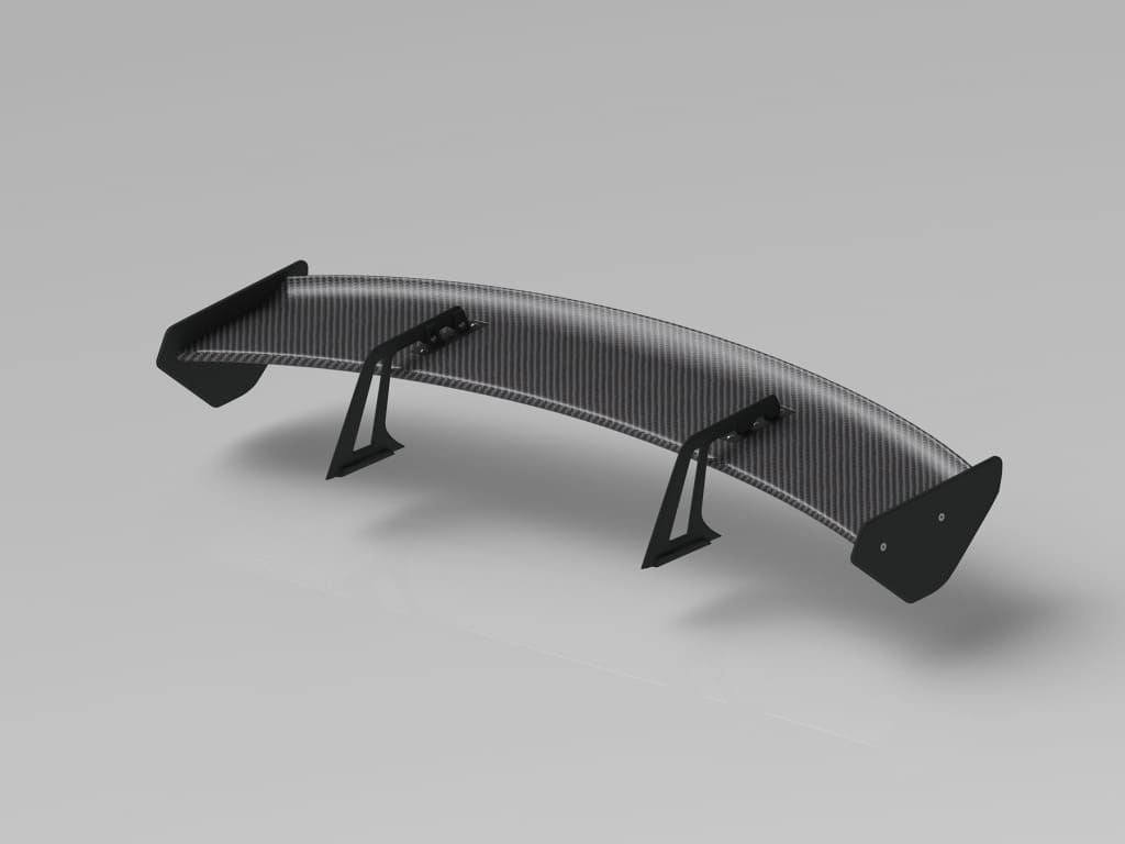 FrogDrive Standard Swan Neck Carbon Rear Wing for GR Yaris
