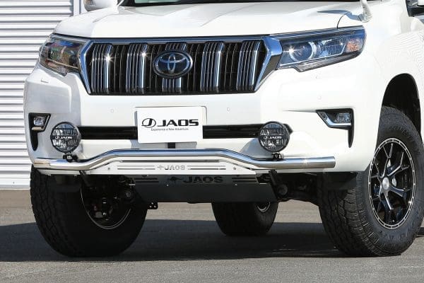 JAOS Front Skid Silver Bar For Landcruiser Prado 150