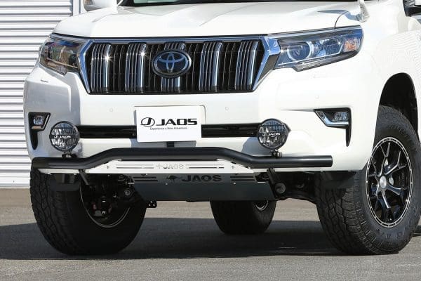 JAOS Front Skid Black Bar For Landcruiser Prado 150