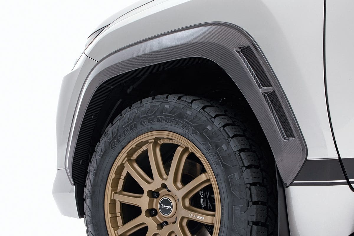 JAOS CARBON FENDER FLARE TYPE-R 20MM for LEXUS LX600