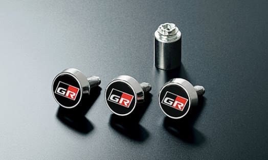 Genuine Gazoo Racing License Plate Lock Bolt for Toyota 08407-00610
