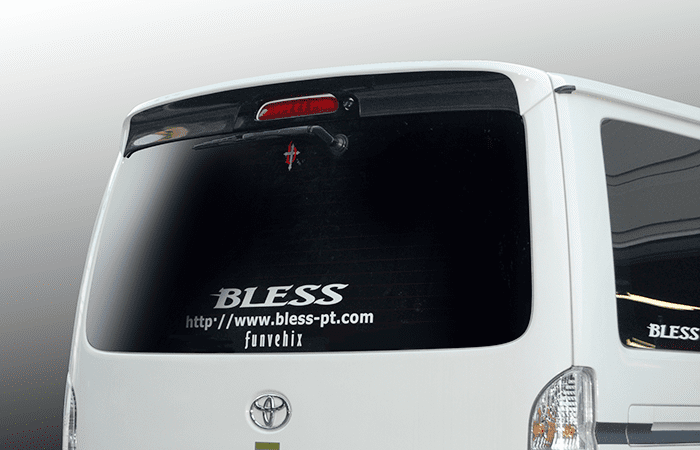 BLESS CREATION Rear Spoiler Ver.2 For Hiace
