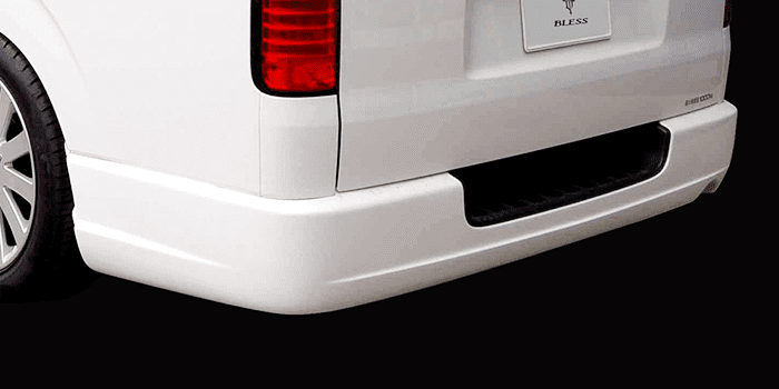 BLESS CREATION Rear Bumper Spoiler Ver.1 For Hiace