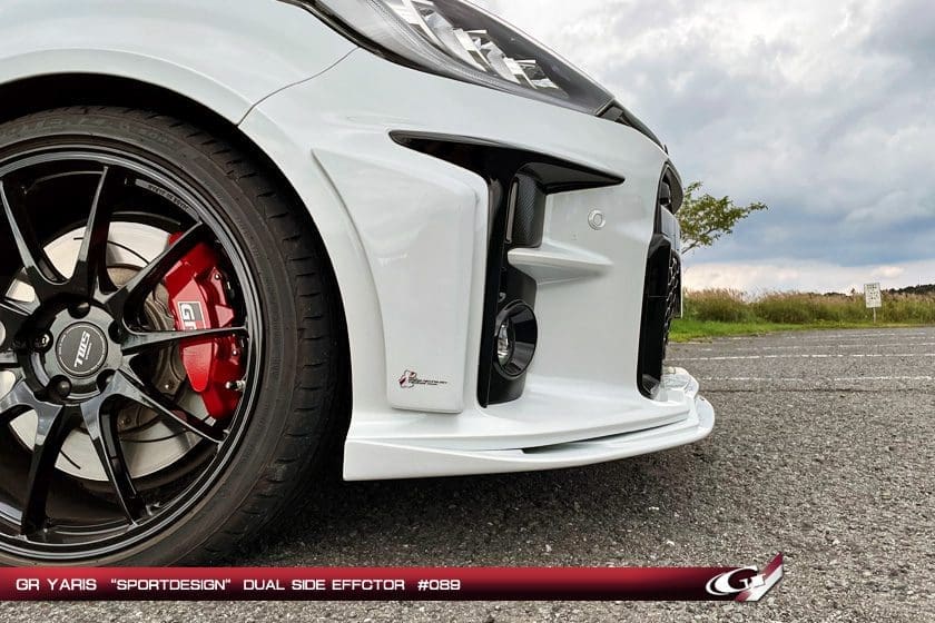 GRAZIO Dual Side Effectors Painted for Toyota GR YARIS