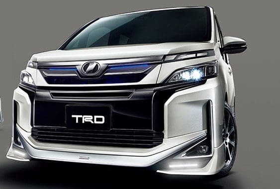 TRD Aero Body Kit for Toyota Voxy Hybrid / Gasoline 2018