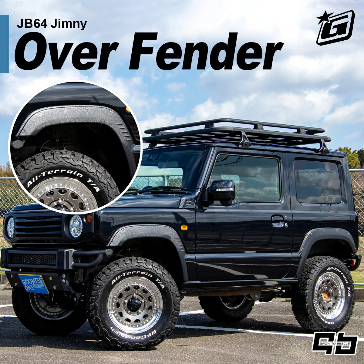 Goonies One Over Fender for JIMNY JB64