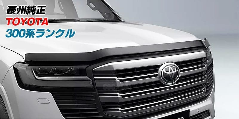 Toyota Genuine Black Bug Guard for Landcruiser 300