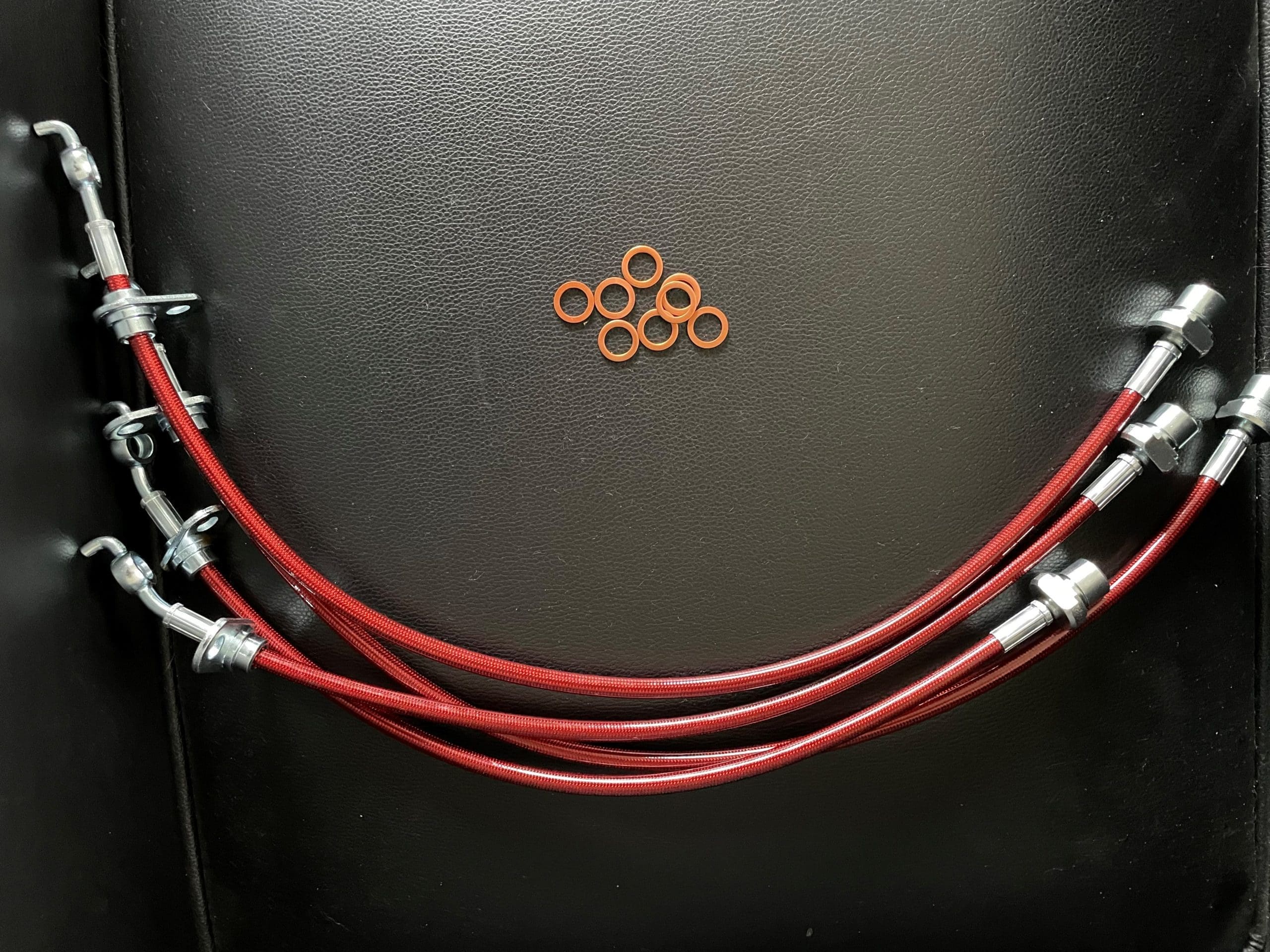 Revolution Stainless mesh brake line set for Toyota GR Yaris
