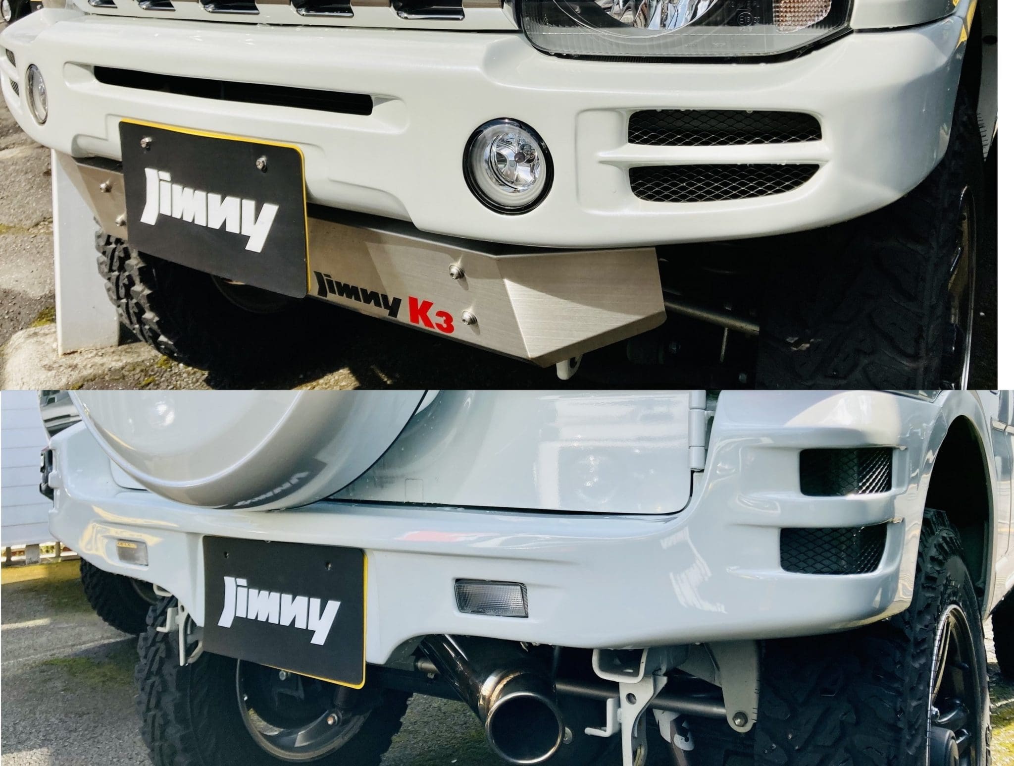 K3 Premium FRP Front/Rear Bumper Set for Jimny JB23
