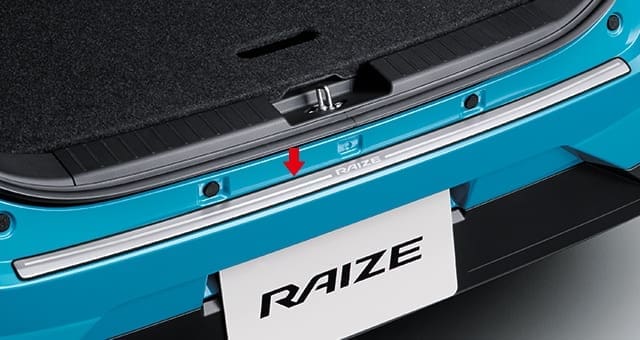 Toyota Genuine Rear Bumper Step Garnish for Toyota RAIZE
