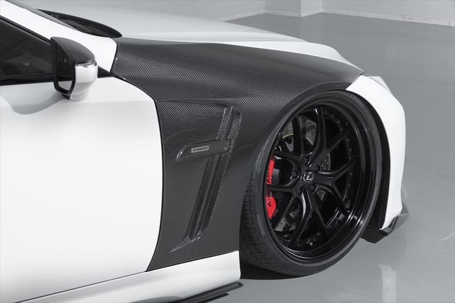 AIMGAIN SPORT CARBON FRONT DUCT FENDER for LC500h/LC500