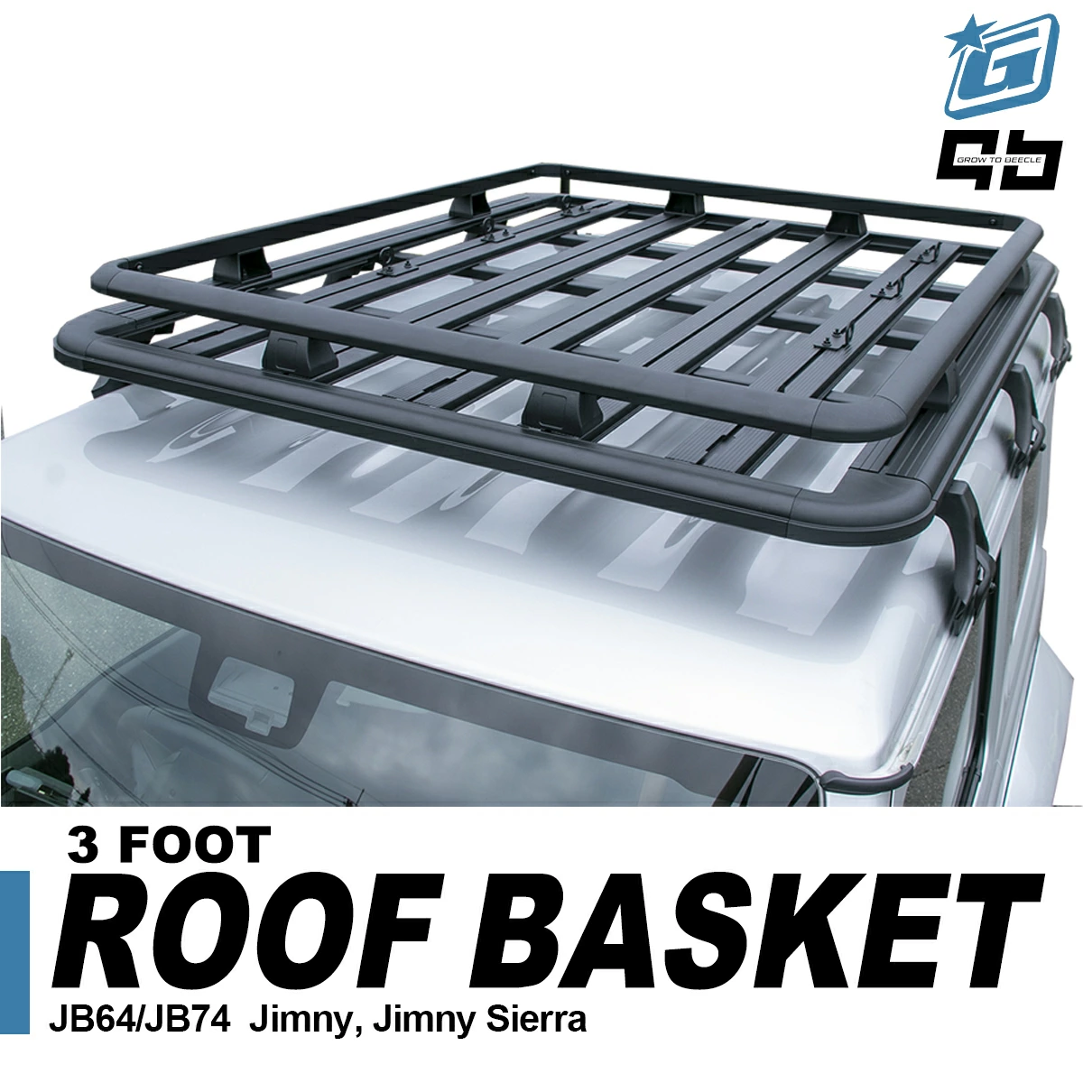 Goonies One GB Design Three Feet Roof Rack for JIMNY JB64/JB74