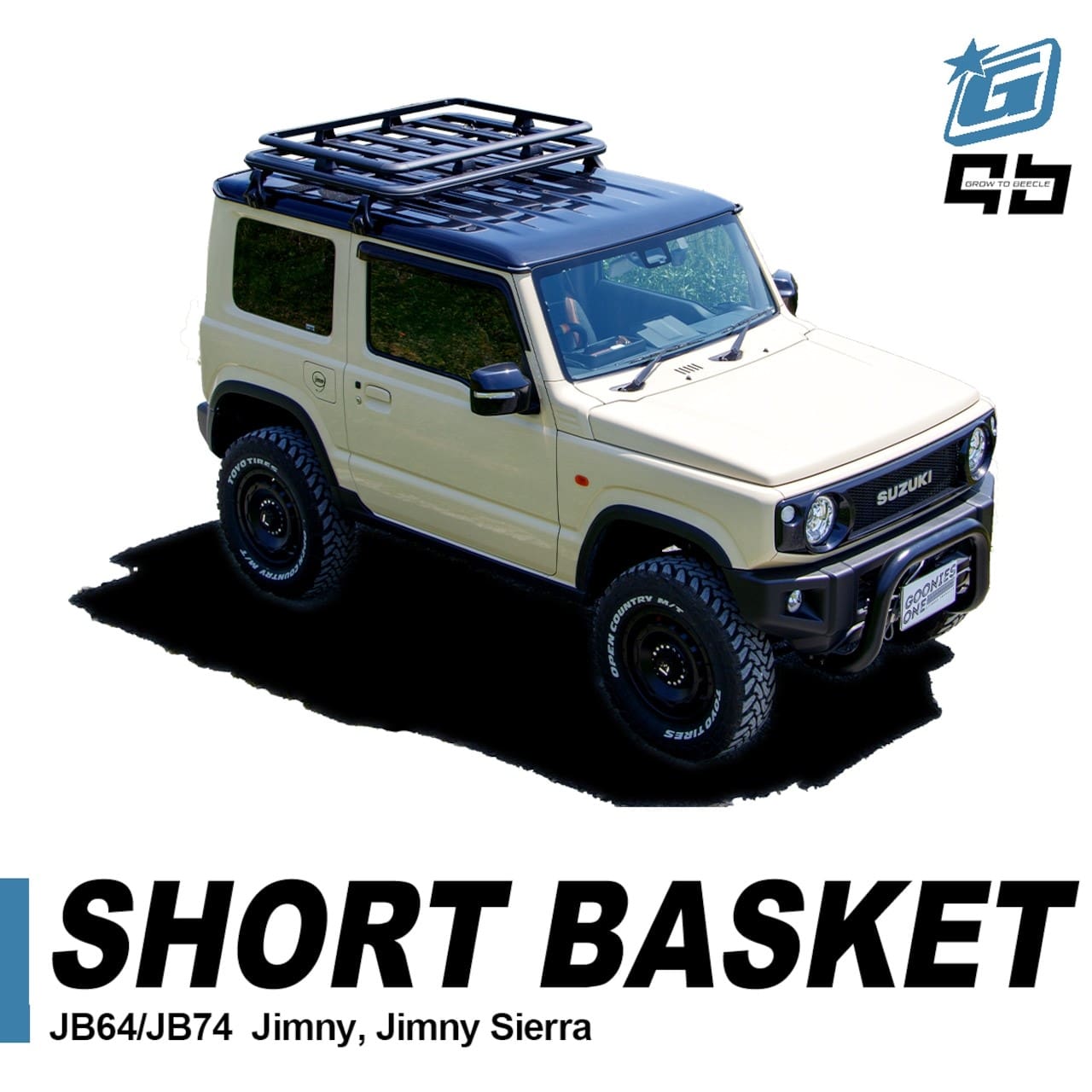 Goonies One GB Design Short Basket Roof Rack for JIMNY JB64/JB74
