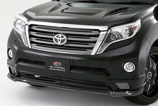 Elford Front Half Spoiler For Landcruiser Prado 150 2013~2017