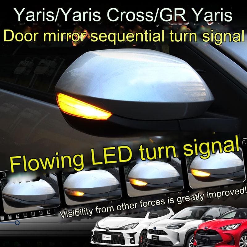 Enlarge LED Door Mirror Sequential Turn Signal for Yaris
