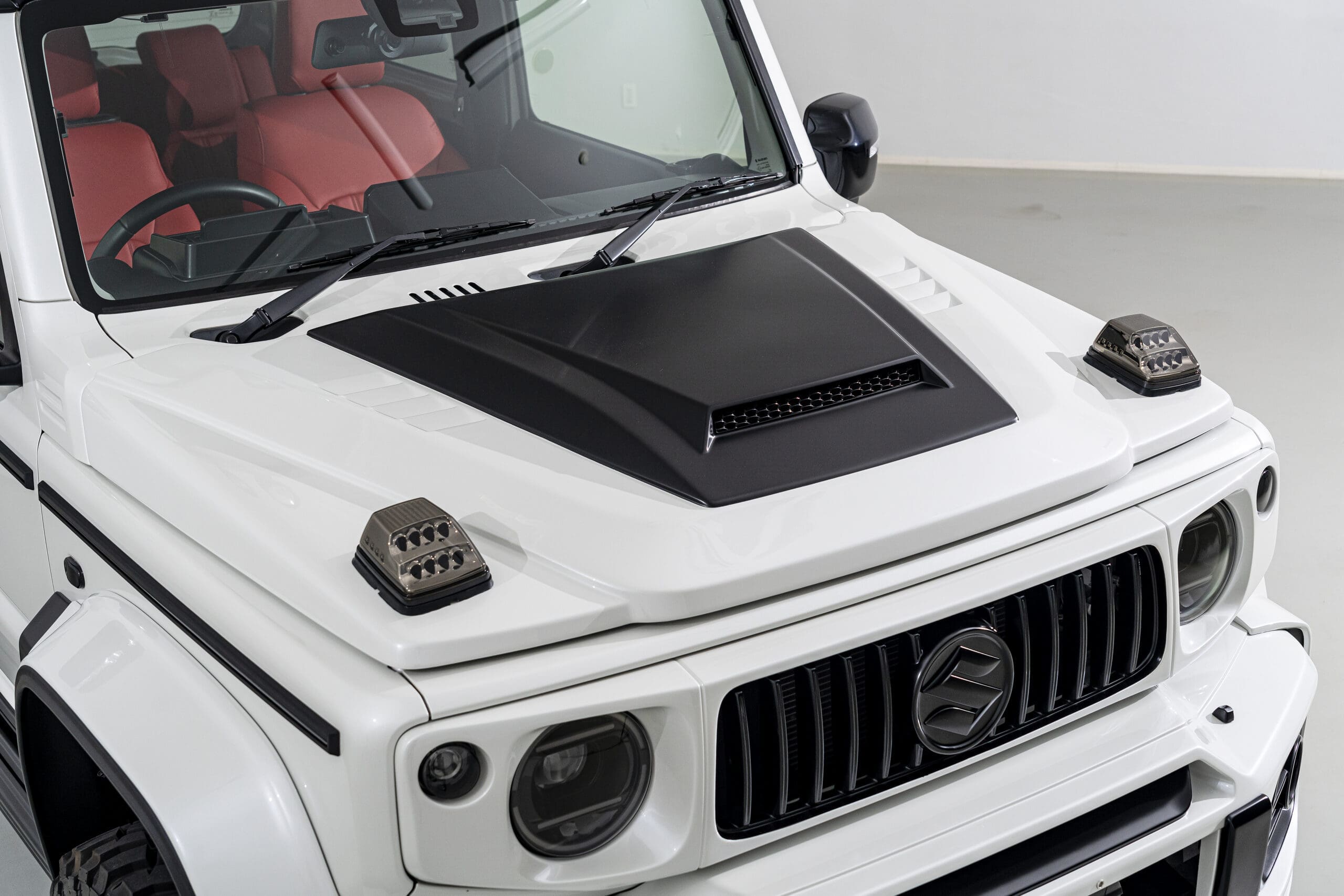 AIMGAIN MUDRON FRP GT bonnet for Suzuki JIMNY JB74W