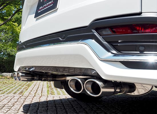 ELFORD Type W (Oval Type) 4 Pipe Muffler FOR LEXUS LX600 / LX700