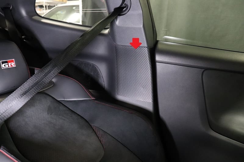 AQUA STYLE Seat Belt Buckle Scratch Prevention Sheet for GR Yaris