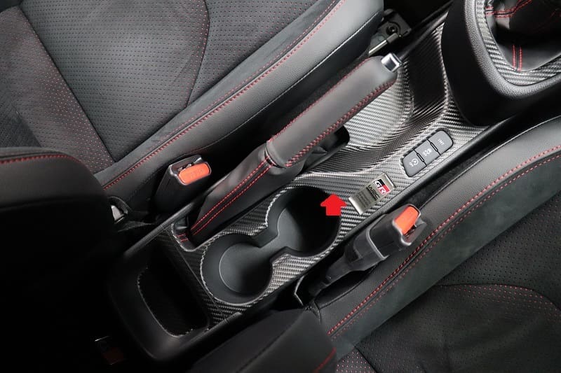 AQUA STYLE Center Console Carbon Sheet for GR Yaris