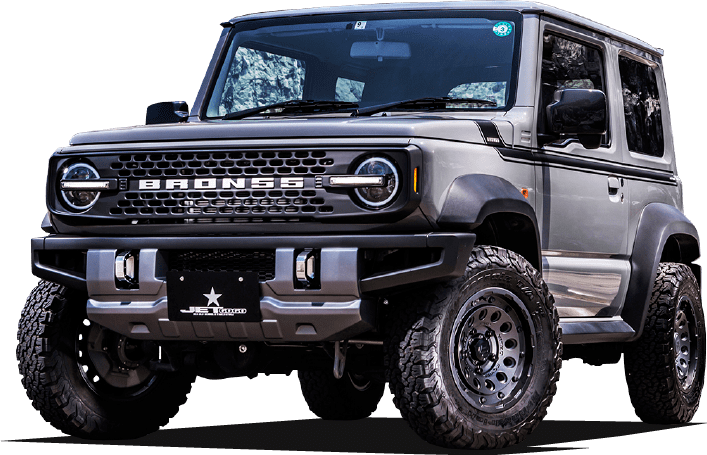GARAGE ILL BRONSS GRILL & BUMPER Set for JIMNY JB74W/JC74W