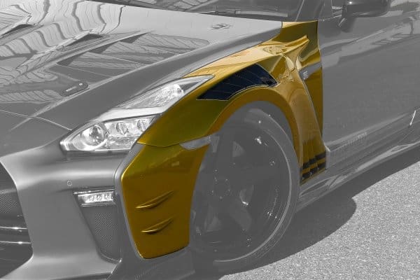 TOPSECRET Front Wide Fender for R35 GT-R