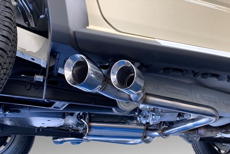 V-Vision Left Right 2 Side Muffler for Suzuki Jimny Sierra