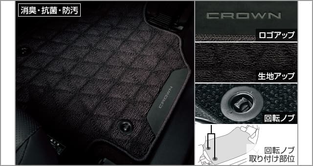 Toyota Genuine Royal Type Floor Mats for Toyota Crown Crossover 2022