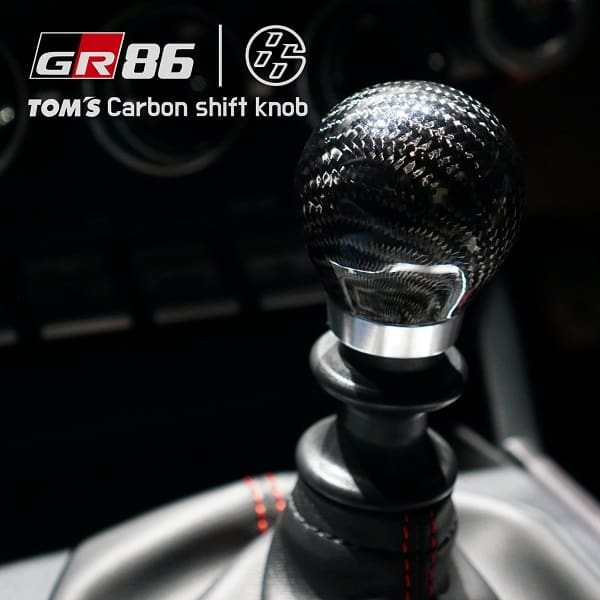 TOM'S Carbon Shift Knob For Toyota GR 86 ZN6/ ZN8