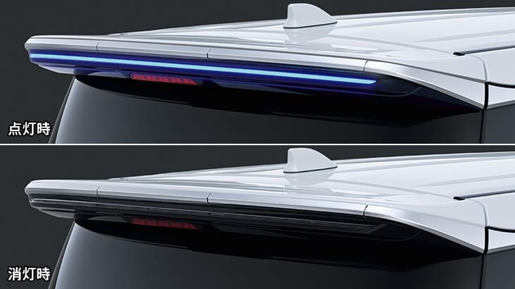 Modellista Signature illumination Spoiler for Toyota Alphard 2023~