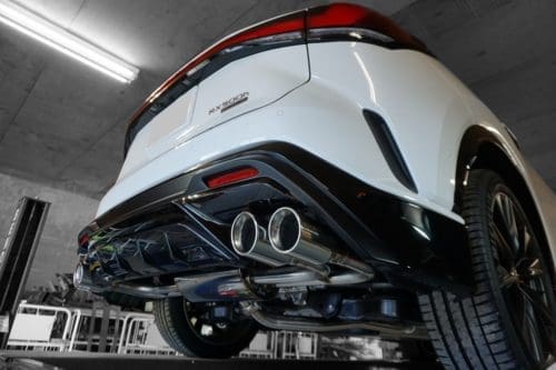 EXART ONE Stainless Sport Sound Muffler for LEXUS RX500h with TRD Diffuser