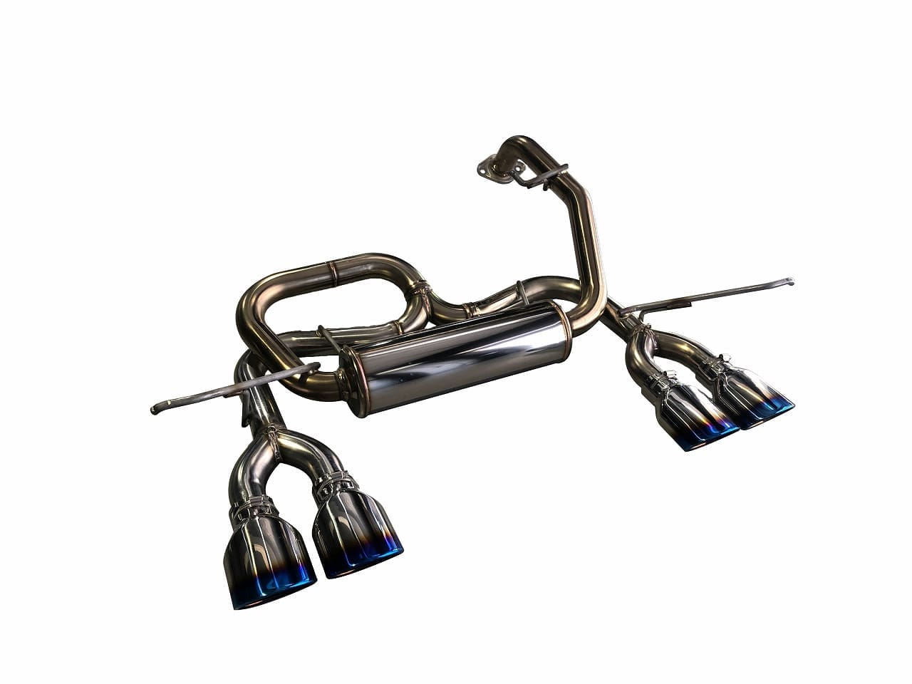 BLITZ NUR-SPEC CUSTOM EDITION Titanium Tail Quad EXHAUST 63567V for Toyota YARIS