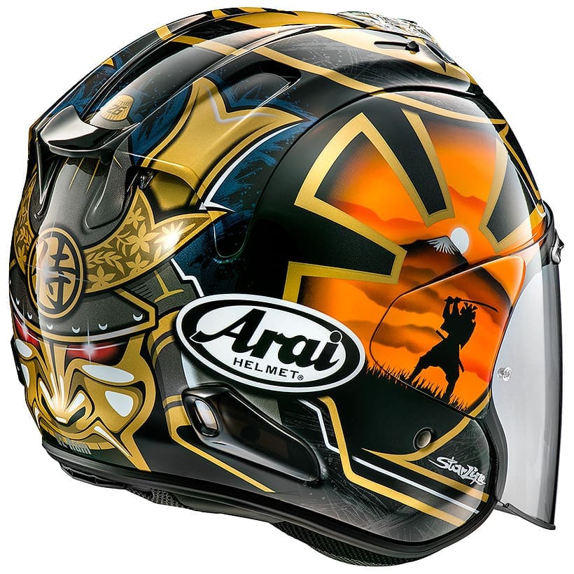 ARAI OPEN FACE VZ-RAM SAMURAI HELMET for Safety - Genuine Japanese