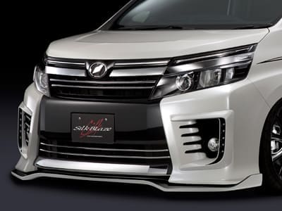 SILKBLAZE Front Grille Chrome Cover for Toyota VOXY 80