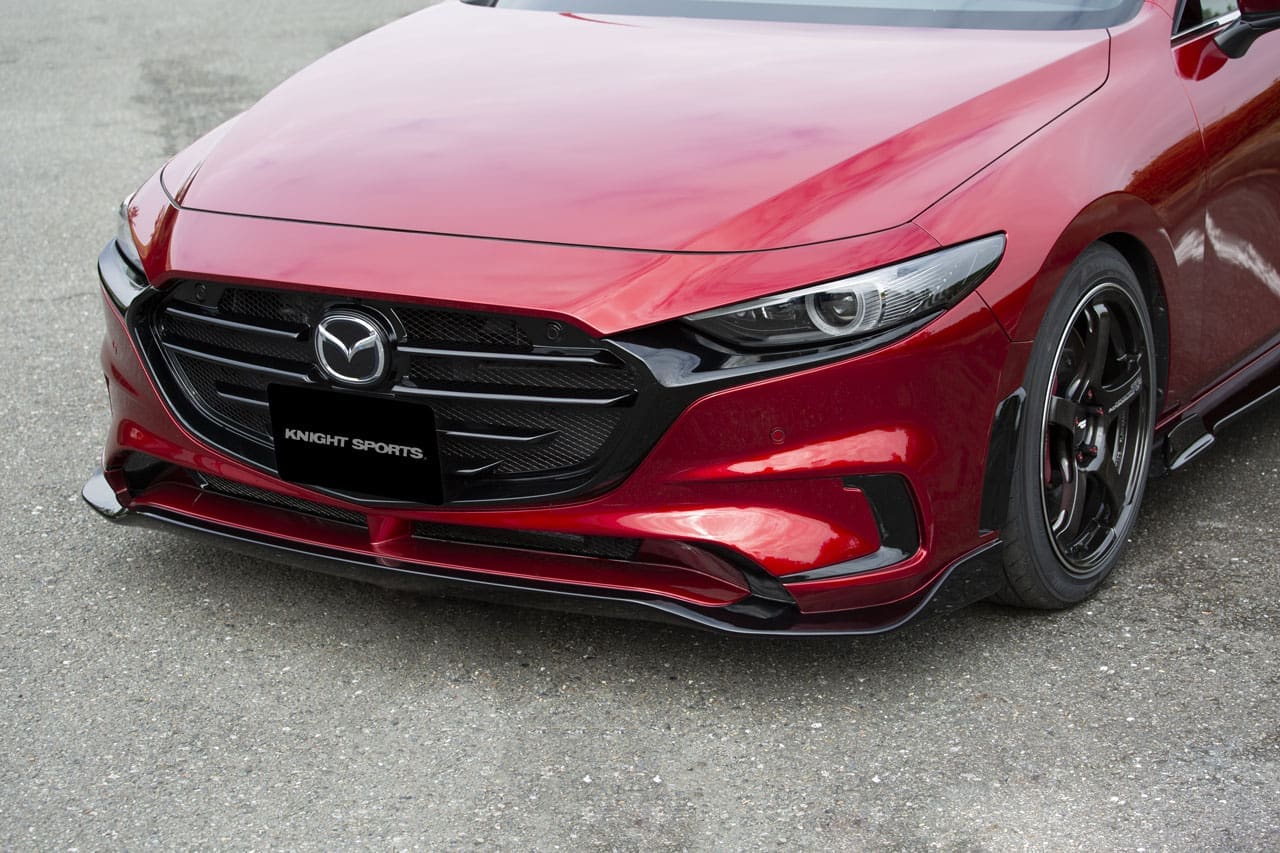 KNIGHT SPORTS FRONT BUMPER SPOILER for MAZDA3 BP